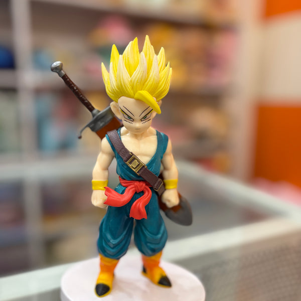 Anime warrior figure with sword
