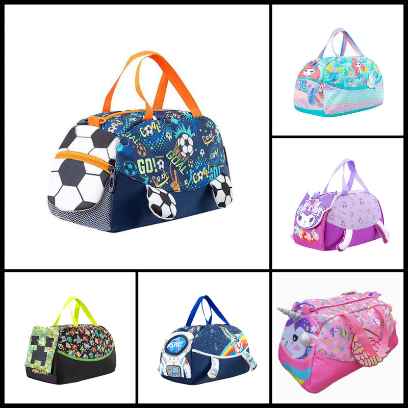 Kids theme travel & activity duffle bag