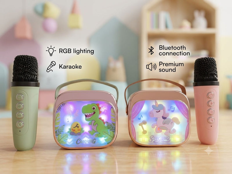 Karaoke Bluetooth speaker with mic