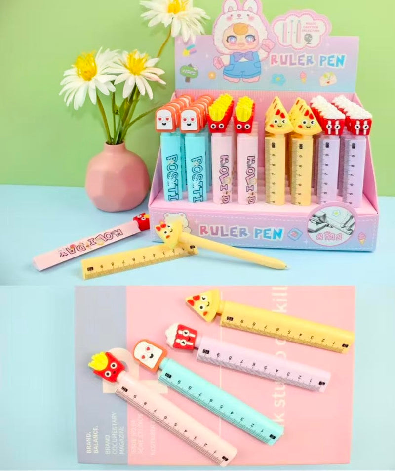 Foodie ruler pen