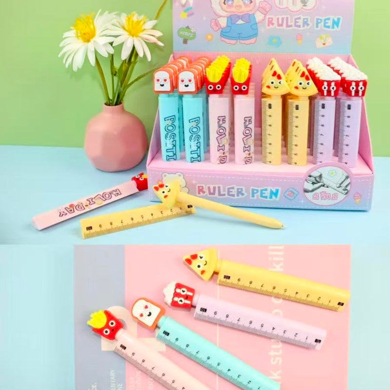 Foodie ruler pen