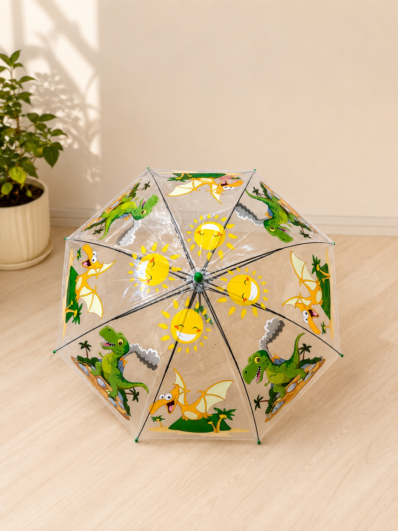 Dino transparent Korean umbrella