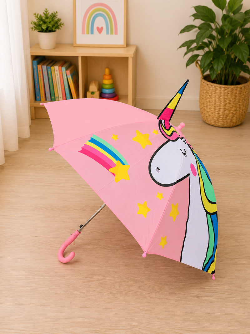 Magical unicorn kids umbrella