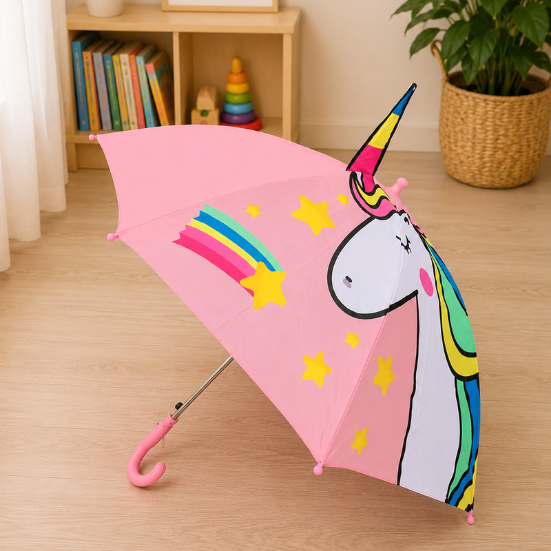 Magical unicorn kids umbrella