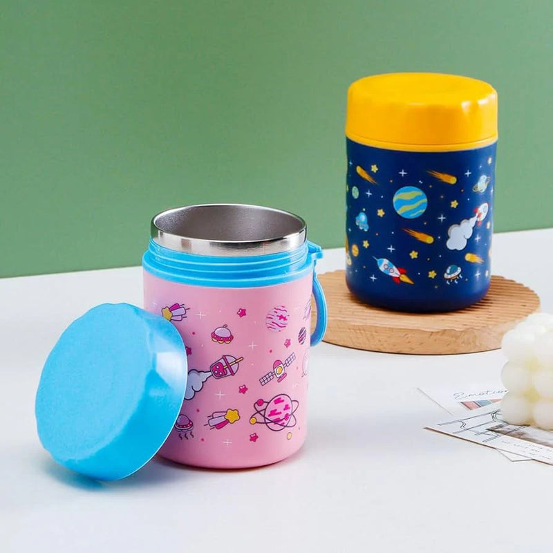 Space adventure insulated food jar