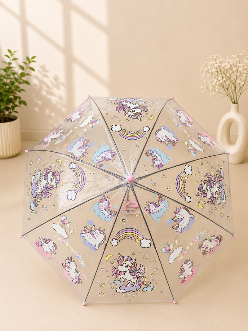 Unicorn transparent Korean umbrella