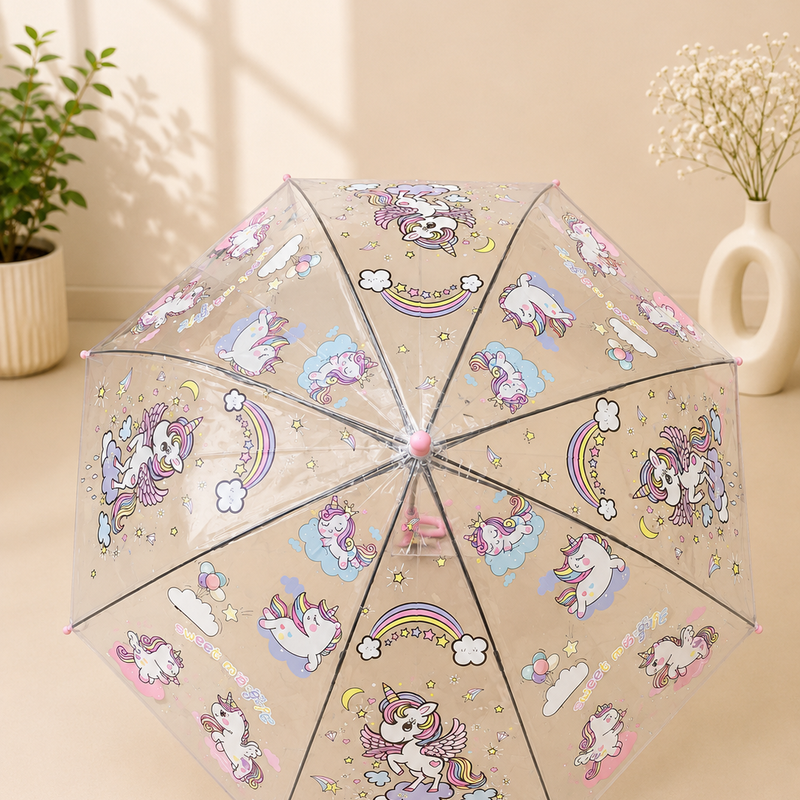 Unicorn transparent Korean umbrella