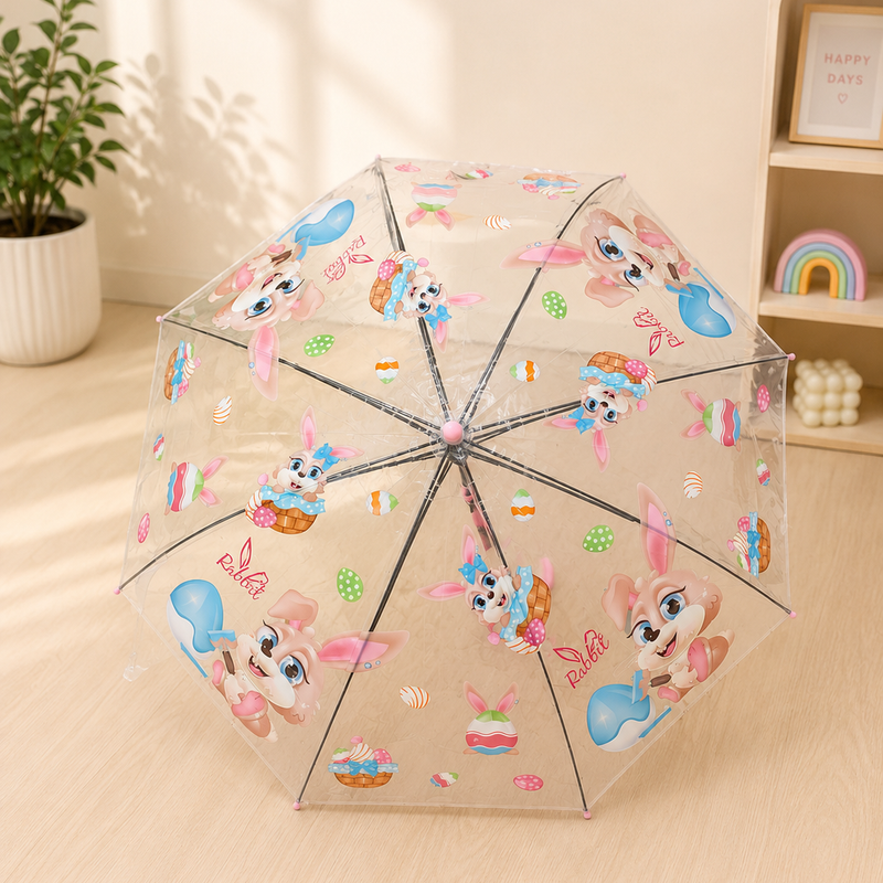 Bunny transparent Korean umbrella