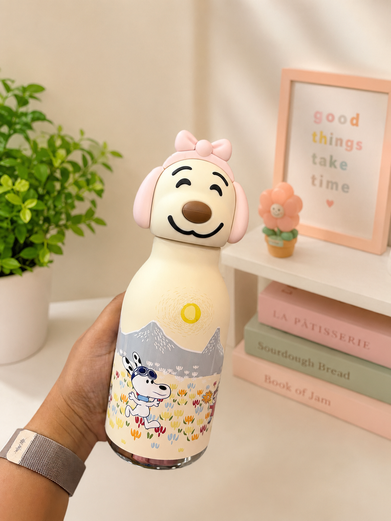 Viral Kawai Animal bottle - Snoopy